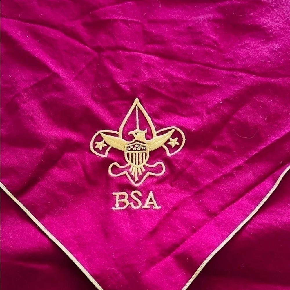 BOY Scouts Of America Maroon Scarf